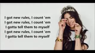 Dua Lipa - New Rules (Lyrics)