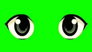 /no copyright issue green screen effect/ blinking eyes video/