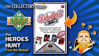 The Elite Hunt - 1991 Donruss Baseball Series 1-My never ending quest to punch myself in the groin!