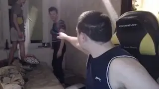 Glass Bottles Thrown at Streamers Windows, He Throws Them Back