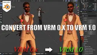 How to Convert VRM 0.x to VRM 1.0 in Blender (For MEs & VRM Platforms)