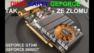 Znalazłem DWIE rzadkie karty graficzne GEFORCE na ZŁOMIE - Kiedyś pływały - dziś ŚMIGAJĄ!