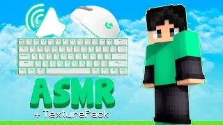 LoFi Mechanical Keyboard & Mouse Sounds ASMR Minecraft Gameplay! + TexturePack Bare Bones Edit