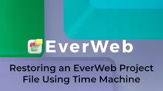 Restoring EverWeb Project Files from Apple's Time Machine