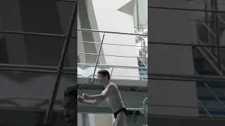 Diving // as a 6th Grader 105c 2 1/2 Front Somersaults 3m Springboard