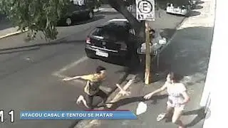 Jovem tenta matar ex-namorada e atual companheiro dela em Bauru