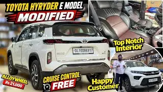Best Toyota Hyryder Base To Top Modification With Price ✅