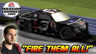 PIT CREW FIRED! EARNHARDT DESTROYED. | NASCAR Thunder 2000