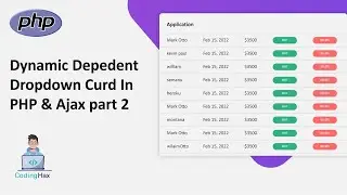Dynamic Dependent Dropdown CRUD in PHP & AJAX | Part 2: Handling Dynamic Dropdowns