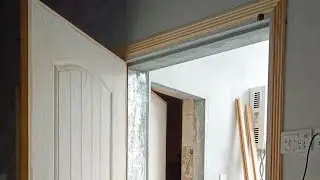 Door Fiting And Cutting With Full Details 💥🔥#doors #doorfitting