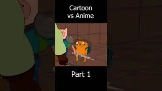 Cartoon vs Anime #shorts