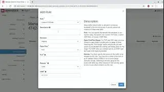 OpenStack Ussuri configuring security groups