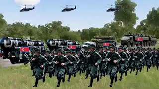 November 22! A convoy of 1,300 vehicles carrying elite North Korean troops was trapped in a Ukrainia