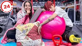 شب تا صبح توی باشگاه قایم شدیم🤫