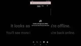 Pinterest Offline UI flickering issue