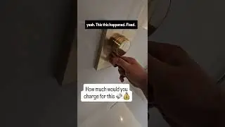 Can you even charge for something like this, #plumbing #bathroom  #plumber #builder #construction