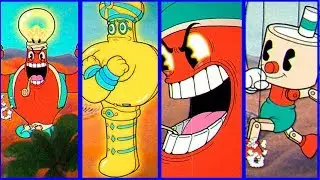 Cuphead - Баттл с Боссом Джин 