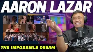 THE IMPOSSIBLE DREAM - AARON LAZAR x BROADWAY FOR ALS | Bruddah🤙🏼Sam's REACTION VIDEOS