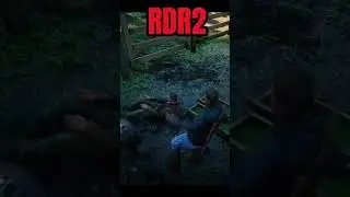 RDR2 - Best Funny fight. Head shot skull crusher! A sheep gave me super strength!#reddeadredemtion2