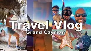TRAVEL VLOG | Grand Cayman | Snorkelling, Swimming with turtles and stingrays | Jasmine M