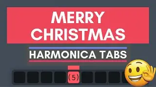 How to play MERRY CHRISTMAS on harmonica