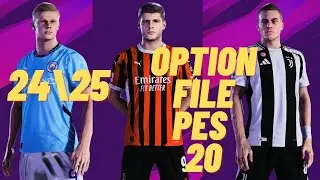 PES 2020 | Next Season Patch 2025-UPDATE OPTION FILE 2024 PS4 PS5 | DOWNLOAD and INSTALLATION