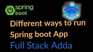 3. Different ways to run Spring boot app
