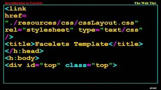 Introduction to Facelets