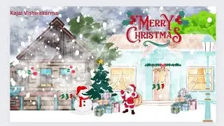 merry christmas//make christmas design with canva//canva designs