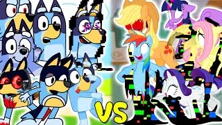Bluey VS My Little Pony ALL PHASES | Friday Night Funkin' | FNF Mods