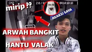 TERLALU ANGKER !! REAKSI MELIHAT PENAMPAKAN MENGERIKAN HANTU oleh CCTV & CAM