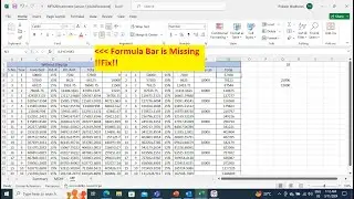 How to Fix Formula Bar Not Showing in Excel