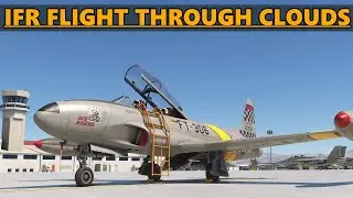 Flying in a Lockheed T33 from Langley AFB to Barksdale AFB