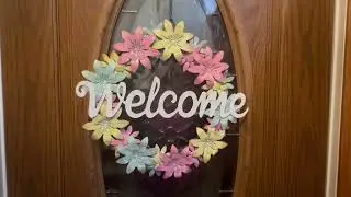 Spring Summer Welcome Wreath