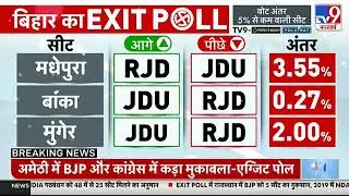 TV9 Exit Poll में Bihar के इन सीटों पर जीत और हार का अंतर 5% वोटों से कम का है | Election 2024