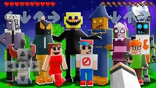Testei o NOVO ADDON de FRIDAY NIGHT FUNKIN de UM INSCRITO no MINECRAFT BEDROCK!