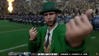 DAWG DAYZ DYNASTY WEEK 3 GAME OF THE WEEK. FIGHTING IRISH VS RAZORBACKS.  SNYPZ  ON THE CALL!!!