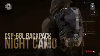 CSP 68L Backpack Night Camo - Subscriber Flair | Star Citizen