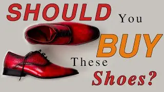 Will I Buy From Just Men's Shoes Again? Unboxing and Reviewing the Burke Red Dress Shoes For Men