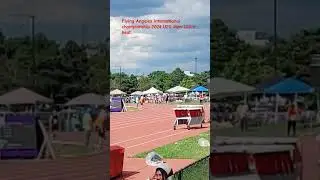 Flying Angeles international championship U20 Men 100m heat Tooni O Flying Angeles academy Ju 2024