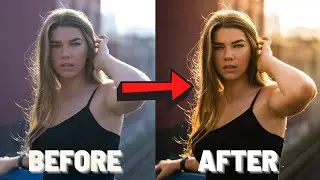 How to Fake Golden Hour in Any Photo! (Tutorial) (Lightroom)