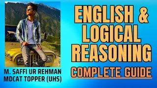 MDCAT 2024 I ENGLISH & LOGICAL REASONING Complete Guide! 