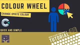 Construct 3 Tutorial - Create a colour wheel to change sprite colour.