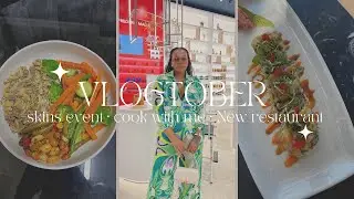 VLOGTOBER : NEW RESTAURANT + COOK WITH ME + SKINS EVENT + MORE// XOLIGCABASHEVLOGS