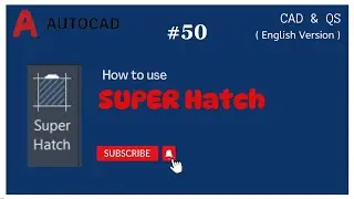 #Autocad 50 Eng Version | How to use superhatch command
