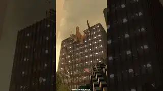 Teardown Game: T-Rex Rooftop Plunge! Epic Destruction & Satisfying Gameplay
