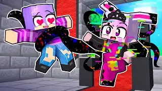 Falling for the GLITCH QUEEN in Minecraft