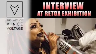 Dani Divine, Jaded Jewall & Vince Voltage Interview at RETOX exhibition