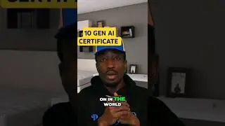 10 GenerativeAI Certificate to Grow #shorts #AI