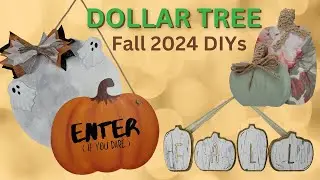 Dollar Tree Fall DIYs 2024 | Fall Dollar Tree Projects